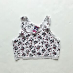 Vintage Disney Mickey Mouse crop tank top 10Y